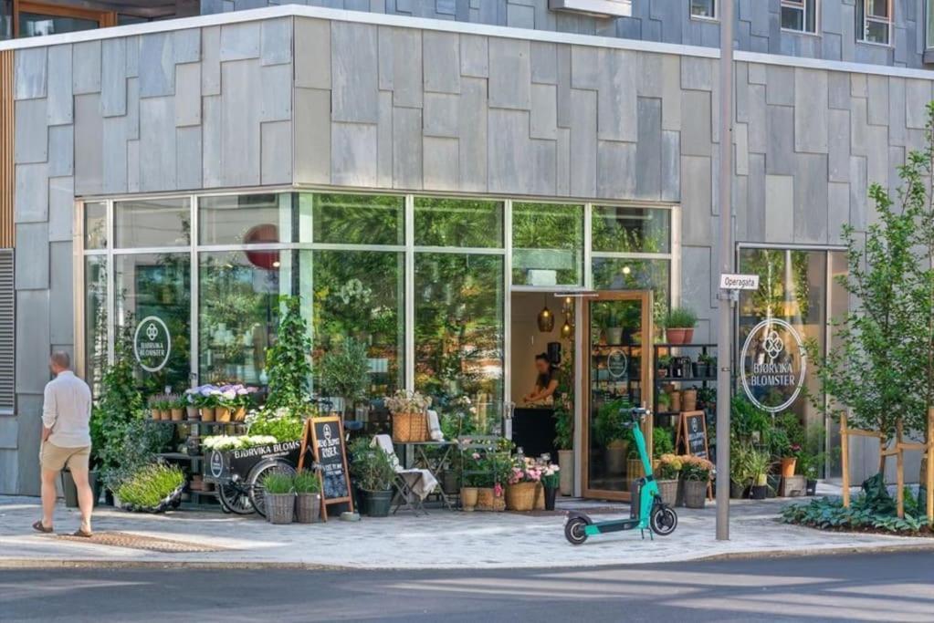 Bjorvika - Chic Apartment In Oslo Center Eksteriør bilde